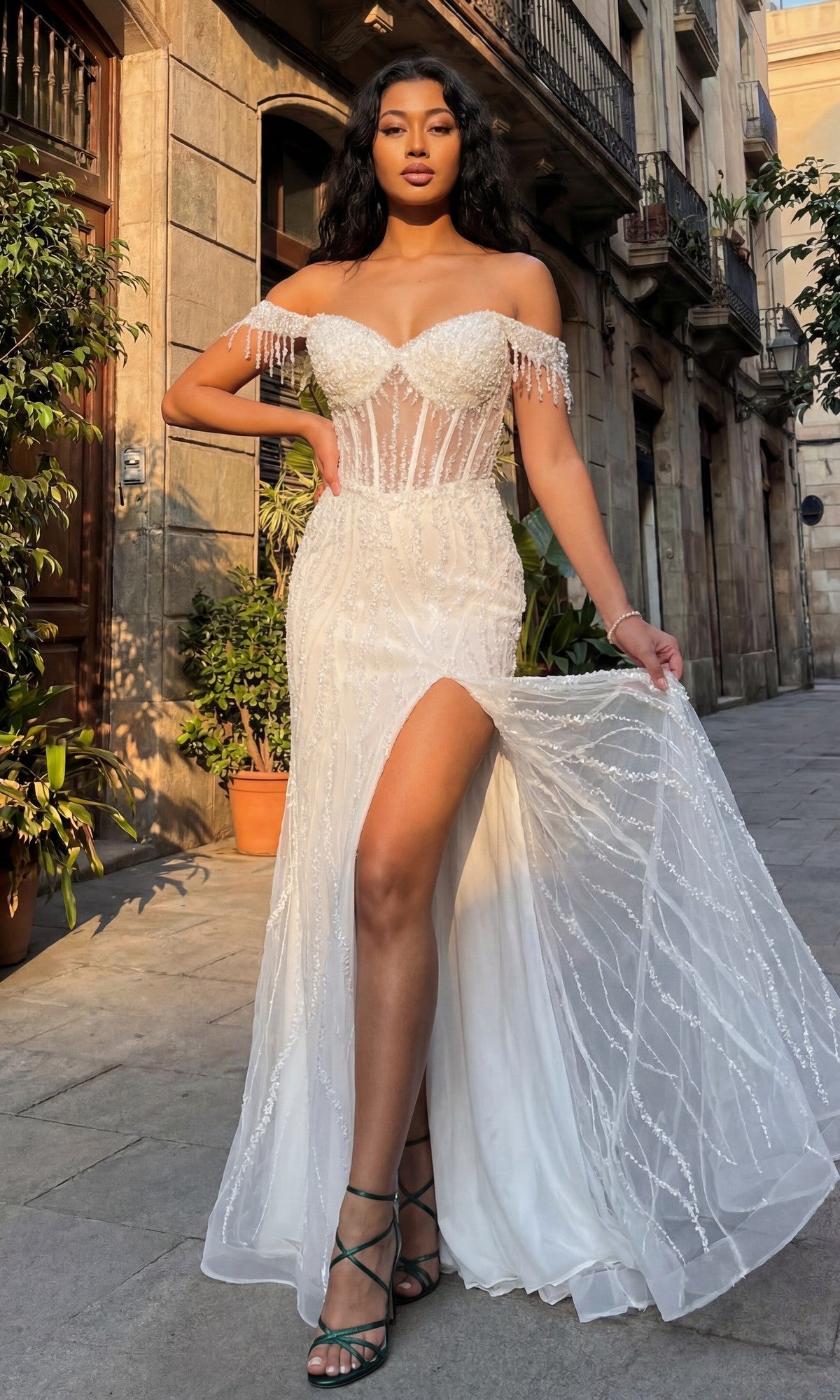 Chicas Long Formal Dress C331