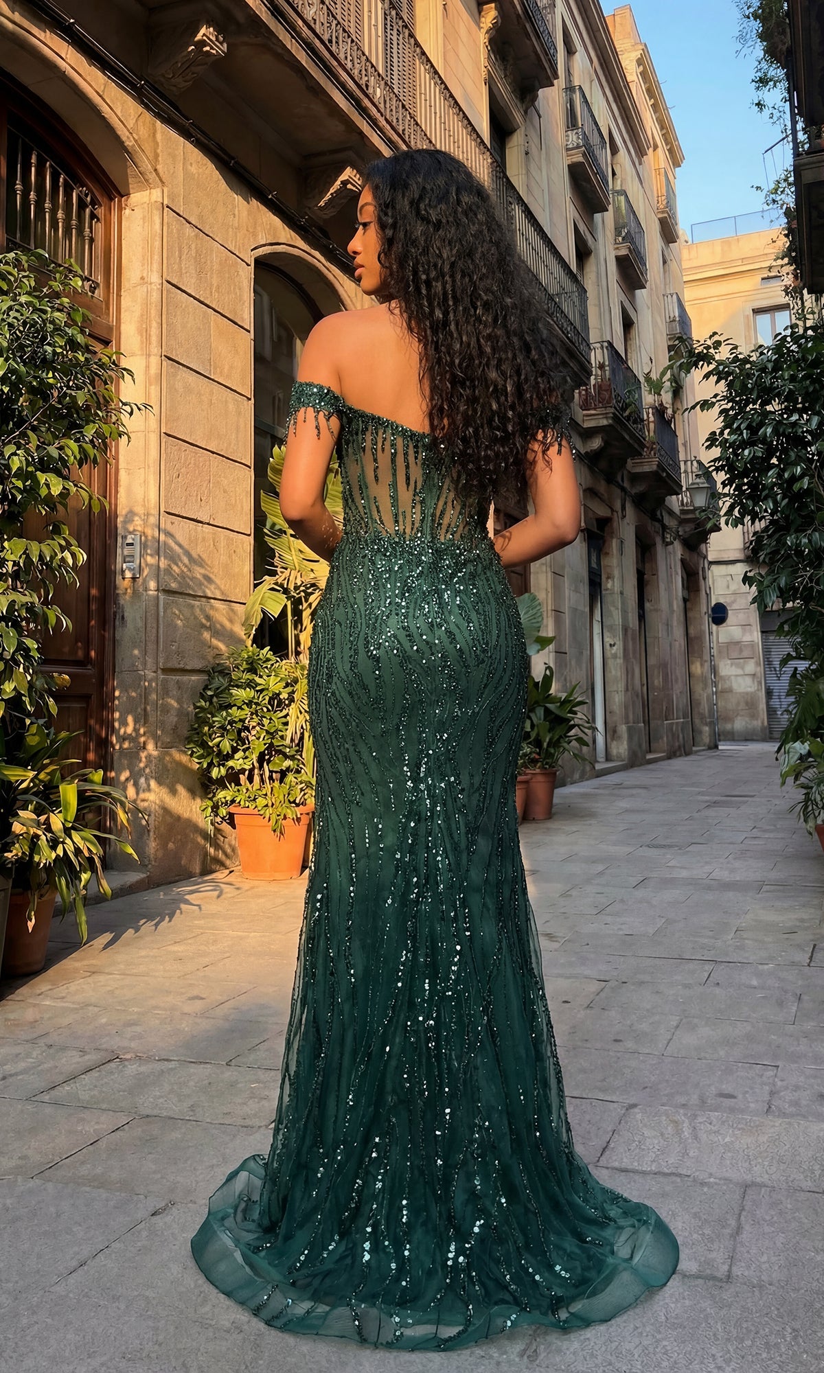 Chicas Long Formal Dress C331