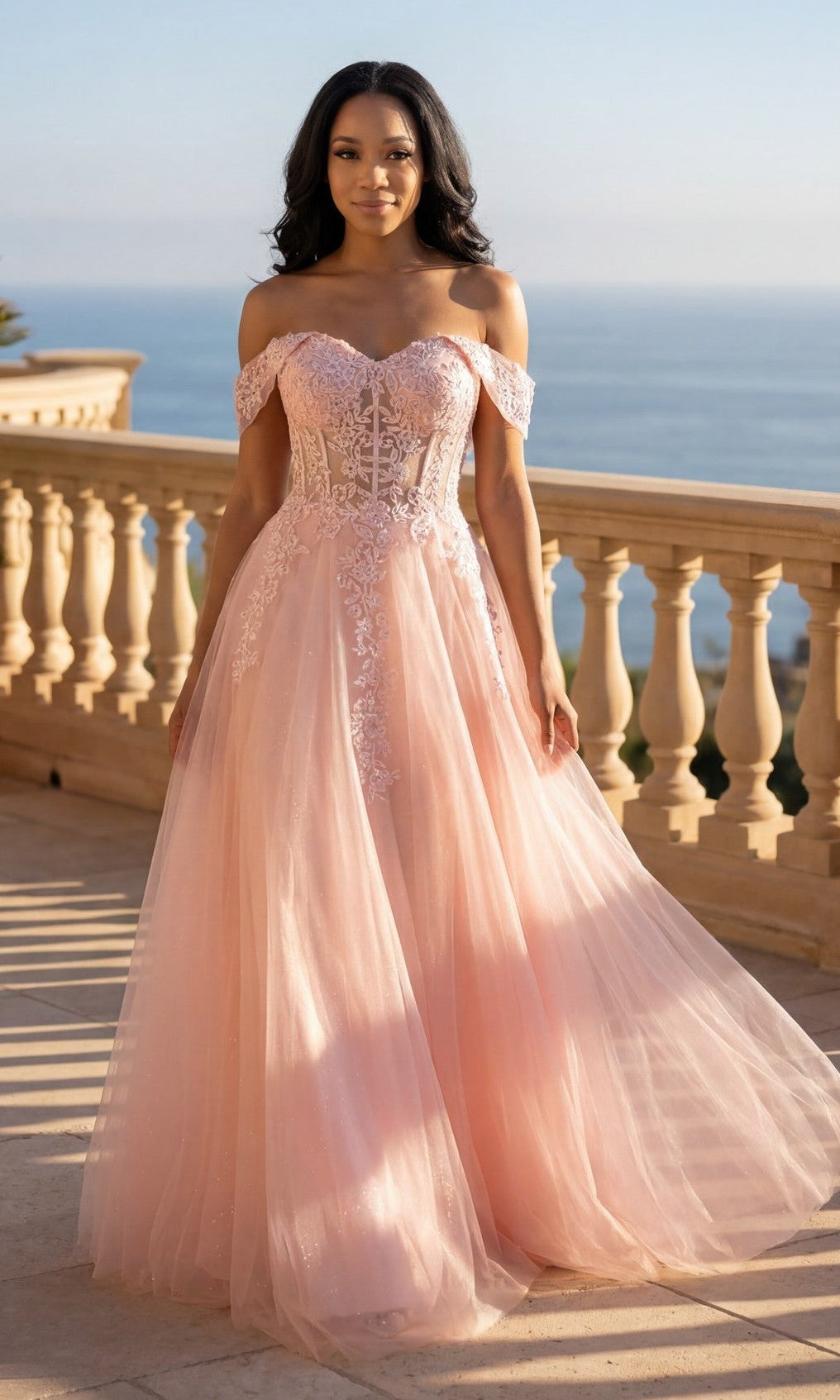 Blush Chicas Long Formal Dress C336