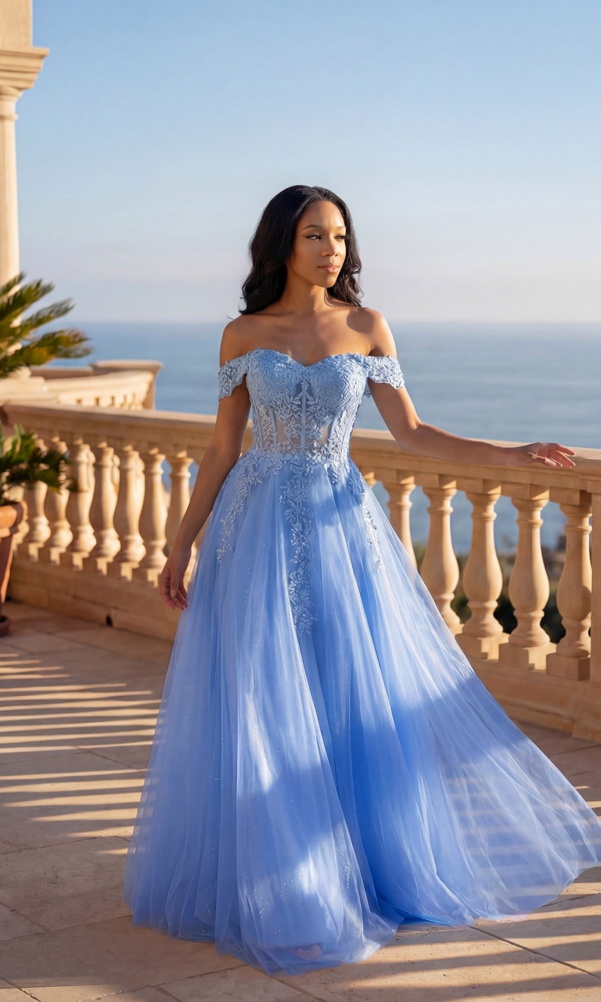 Chicas Long Formal Dress C336