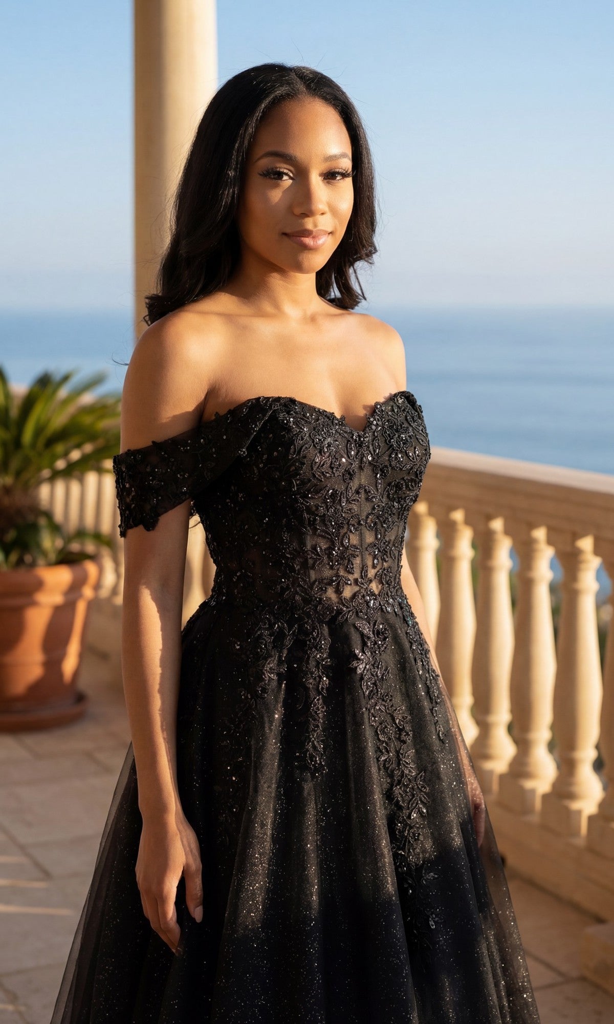 Chicas Long Formal Dress C336