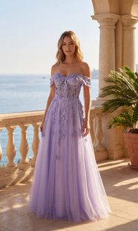 Lilac Chicas Long Formal Dress C350