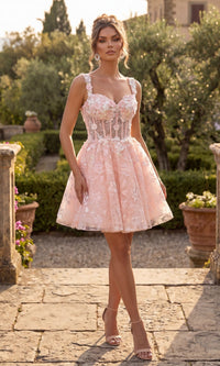 Blush Chicas Short Cocktail Dress C352