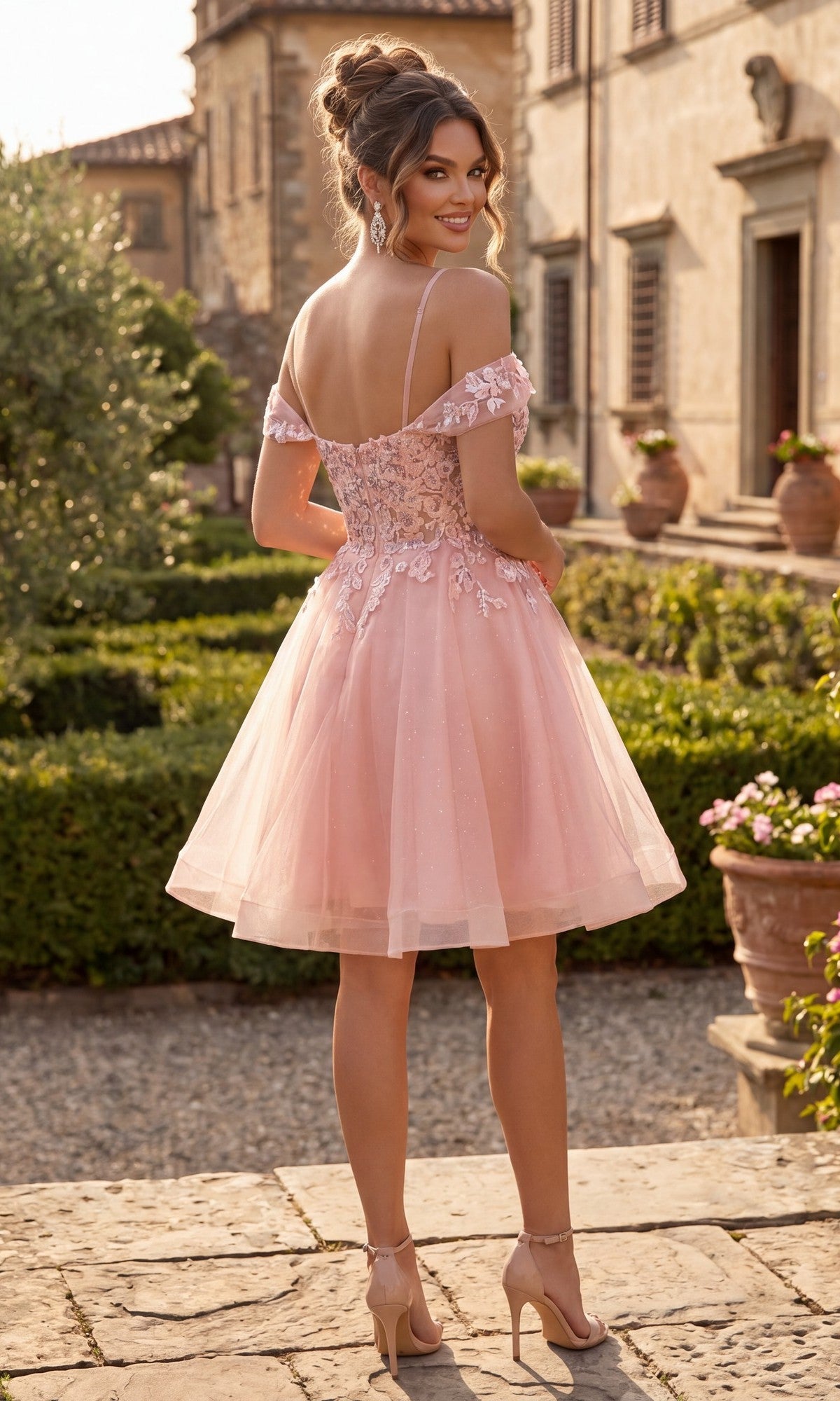 Chicas Short Party Dress C359