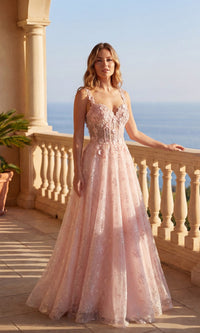 Blush Chicas Long Formal Dress C370