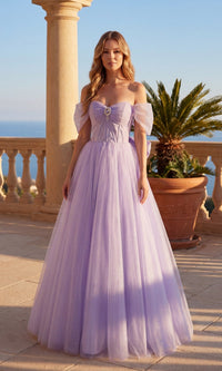 Lavender Chicas Long Formal Dress C386