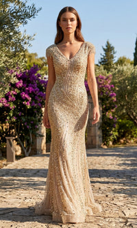 Chicas Long Mother of the Bride Dress C389