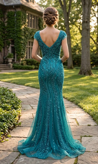 Chicas Long Mother of the Bride Dress C389