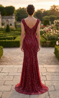 Chicas Long Mother of the Bride Dress C389