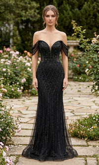 Black Chicas Long Formal Dress C390