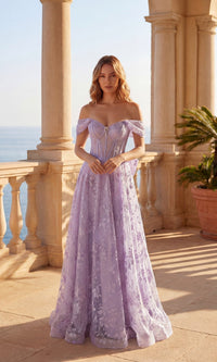 Lilac Chicas Long Formal Dress C391
