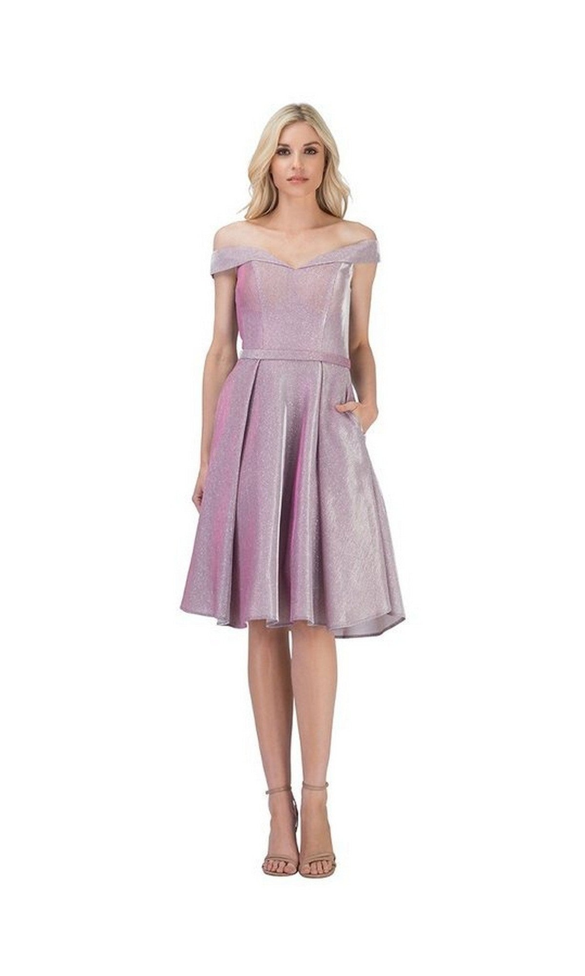 Lilac Chicas Short Party Dress C7518