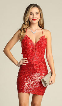  Chicas Short Party Dress c807