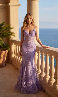 Lilac Chicas Long Formal Dress C816
