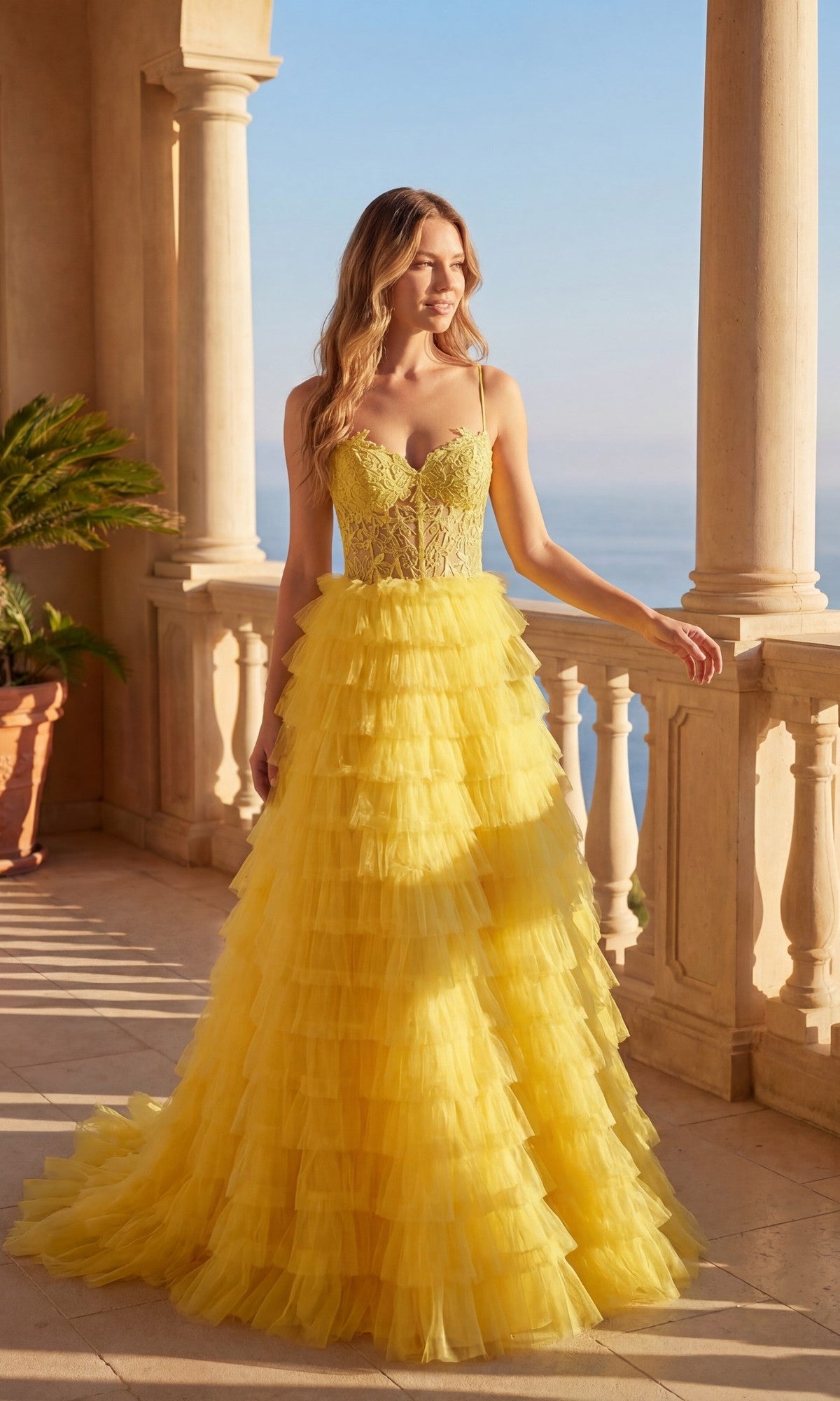 Chicas Long Formal Dress C833