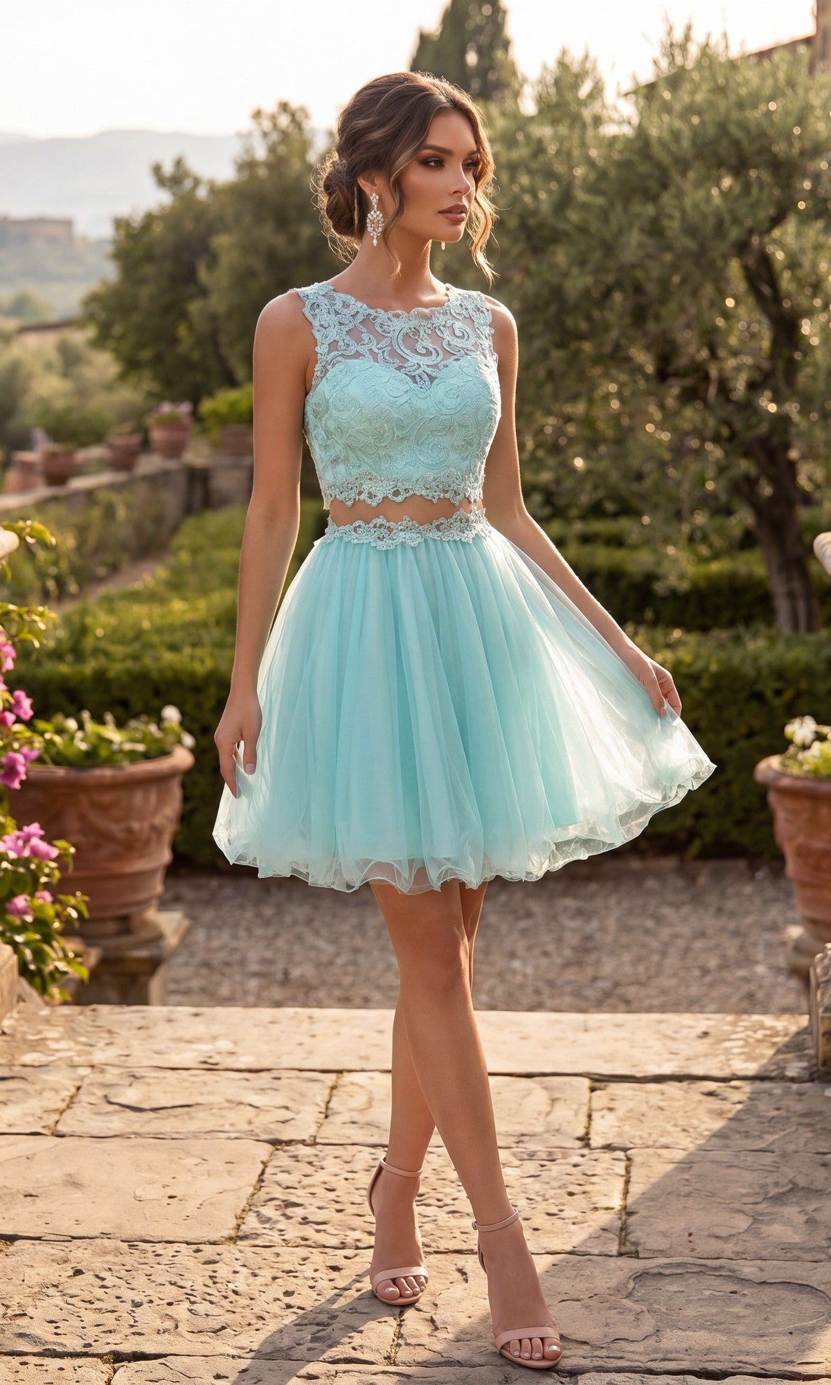 Aqua Chicas Short Party Dress C9350