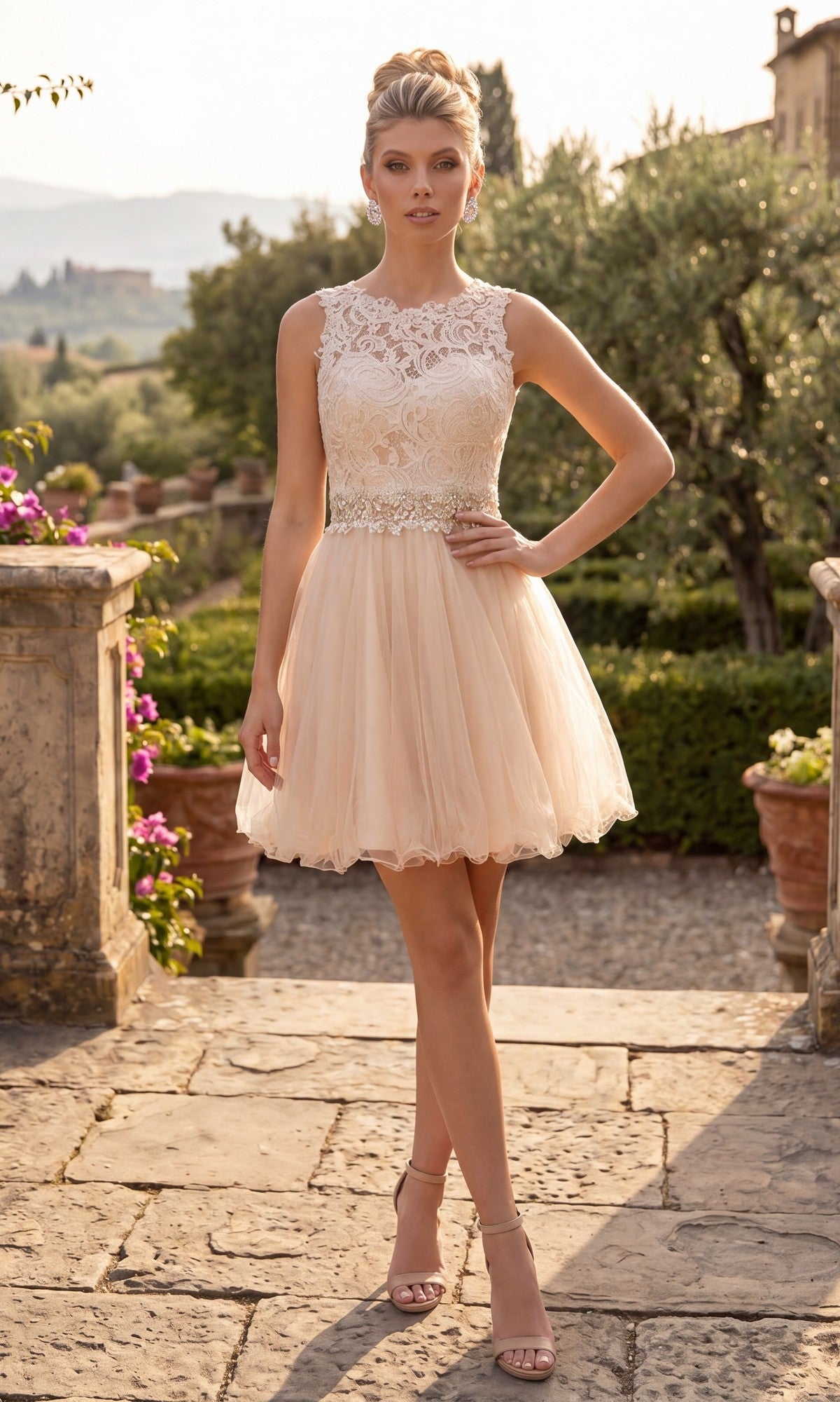 Chicas Short Party Dress C9350