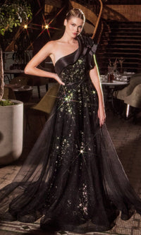 Black Ladivine Long Prom Dress CB157