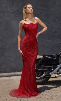 Ladivine Long Formal Dress Cb162C - Image
