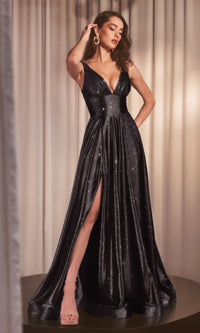 Black Ladivine Long Formal Dress cc2349