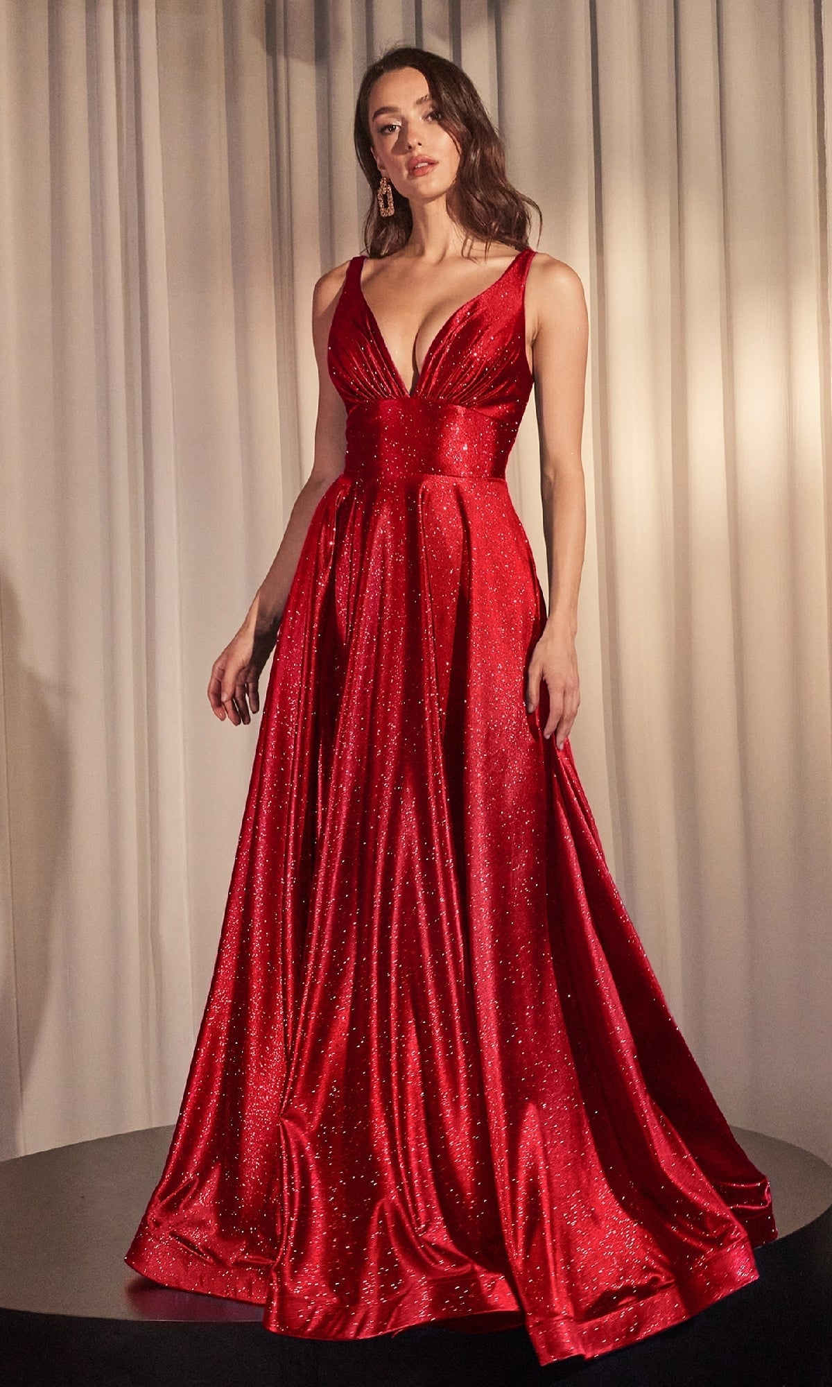 Red Ladivine Long Formal Dress cc2349