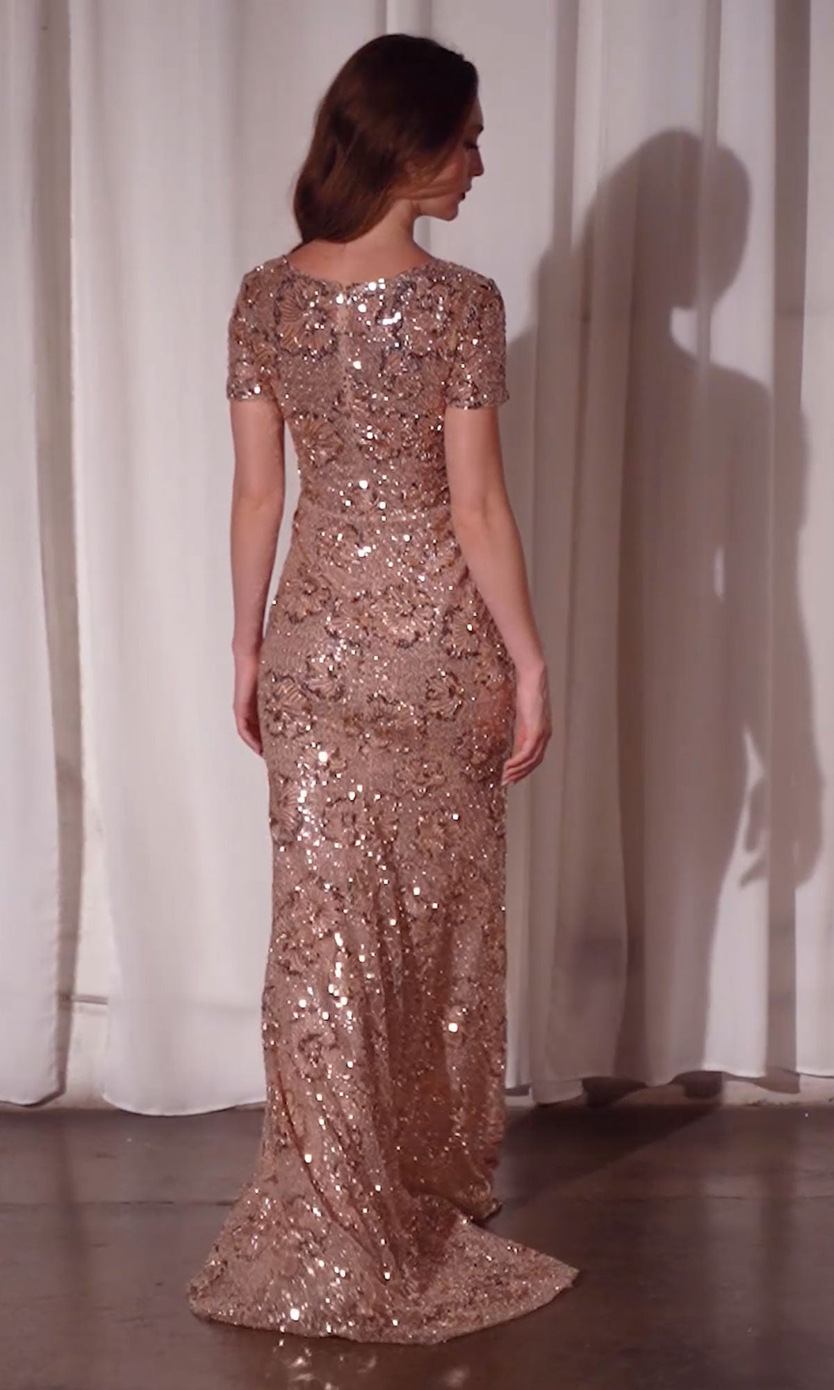 Ladivine CC3700 Prom Dress - Rose Gold | NewYorkDress Ladivine CC3700 Prom Dress - Rose Gold | NewYorkDress