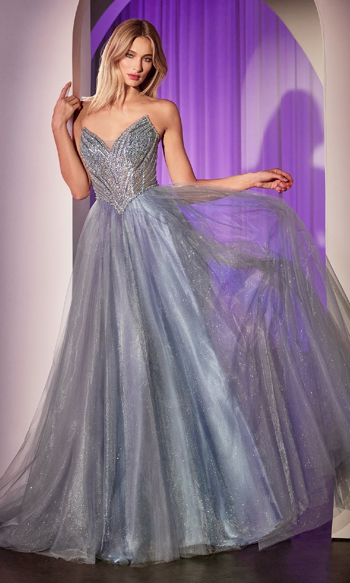 Ladivine Long Formal Dress CC415