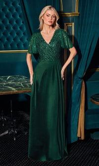 Emerald Ladivine Long Formal Dress cc447