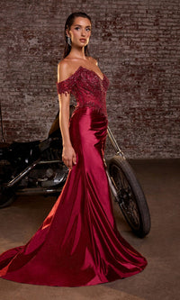 Ladivine Long Formal Dress CC456 - Image