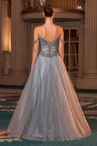 Ladivine Long Formal Dress CC471 - Image