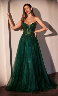 Emerald Ladivine Long Prom Dress CC487