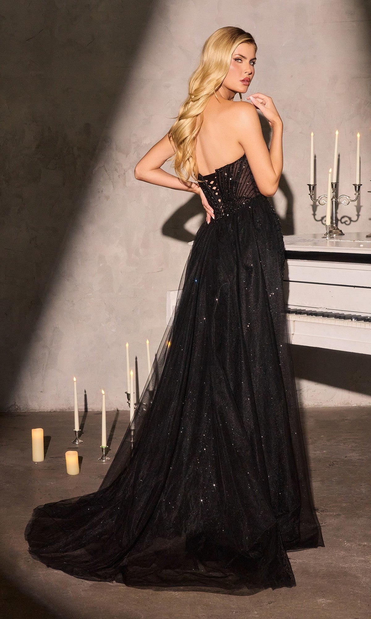 Ladivine Long Formal Dress CC492 - Image