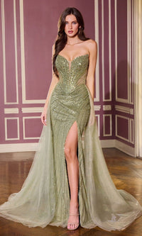 Greenery Ladivine Long Formal Dress CC492 - Image