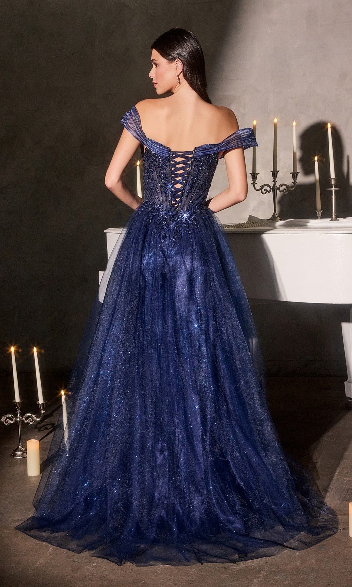 Ladivine Long Prom Dress cc493 - Image