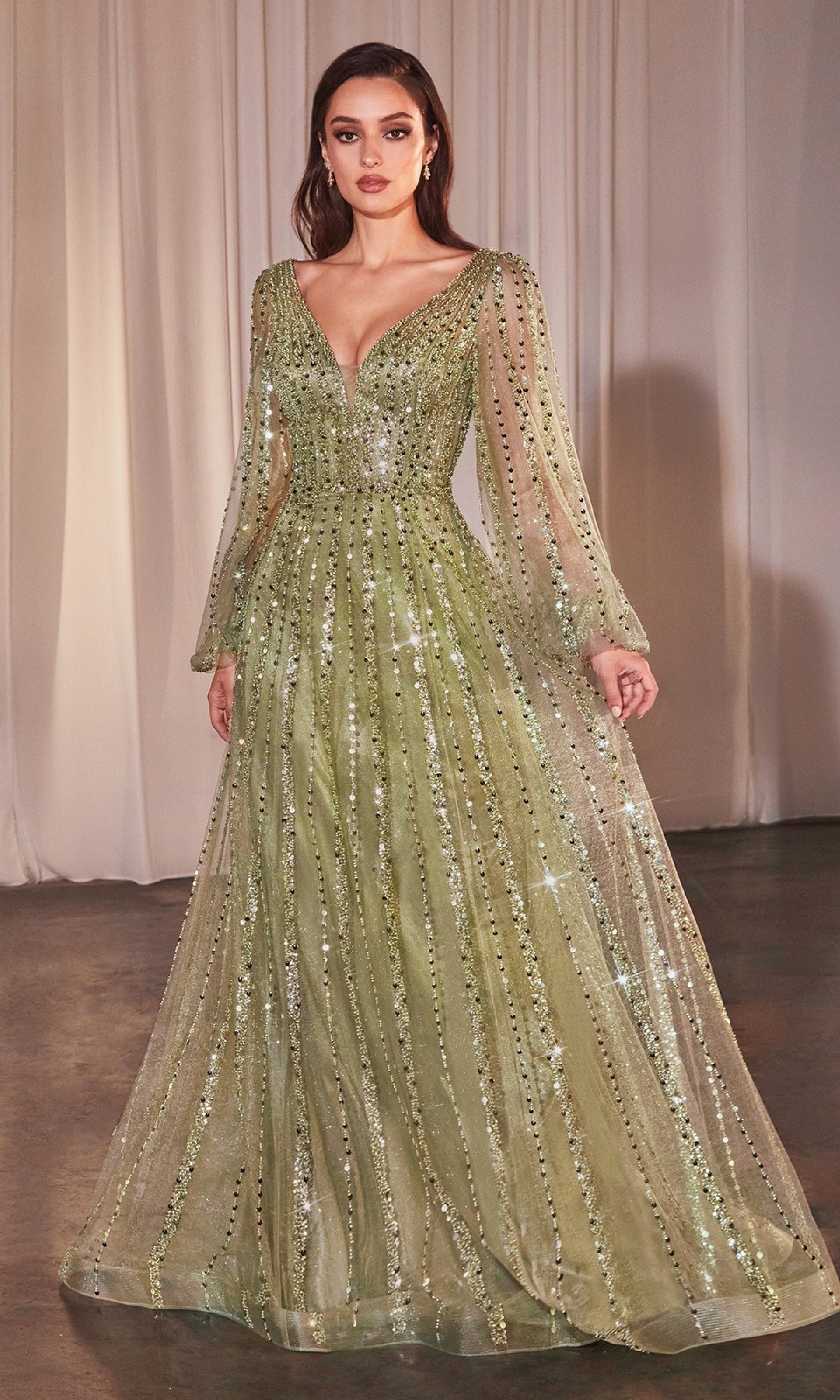 Greenery Ladivine Long Formal Dress CD0240
