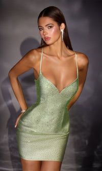 Sage Ladivine Short Party Dress CD2424