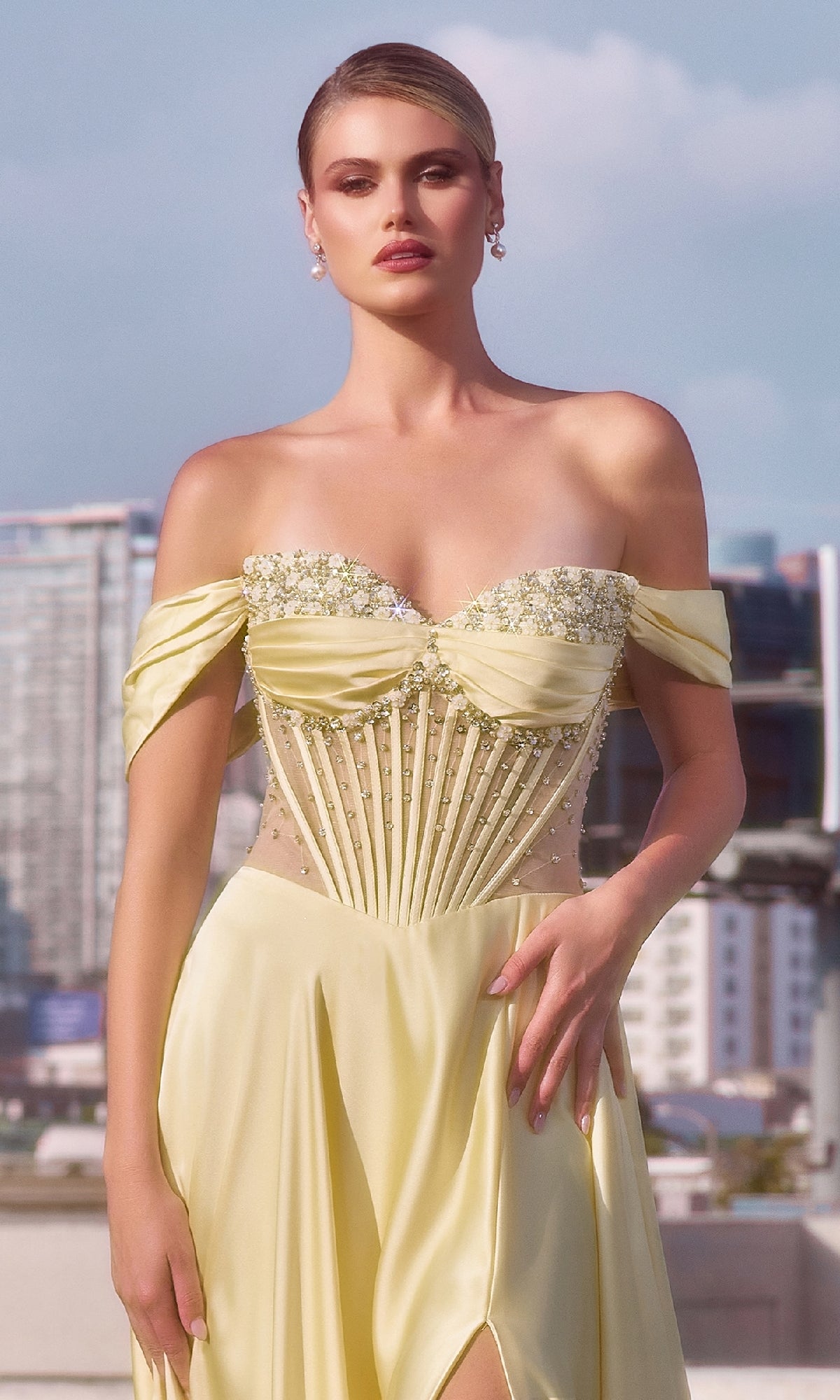 Ladivine Long Prom Dress CD297