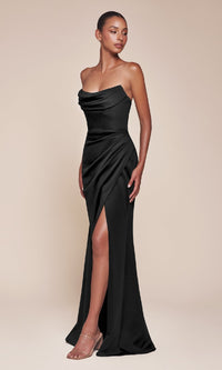 Black Ladivine Long Formal Dress CD355