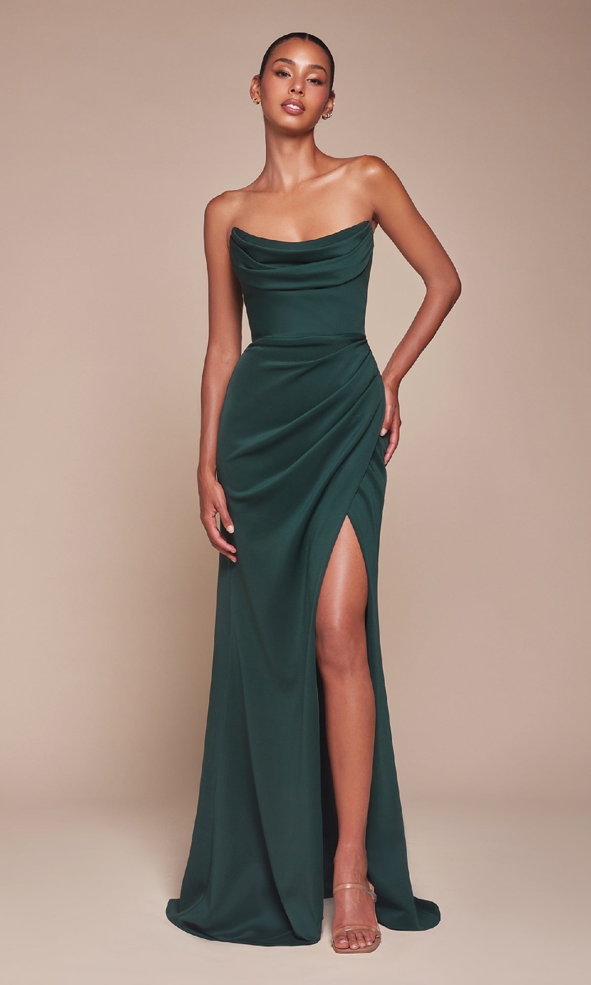 Emerald Ladivine Long Formal Dress CD355