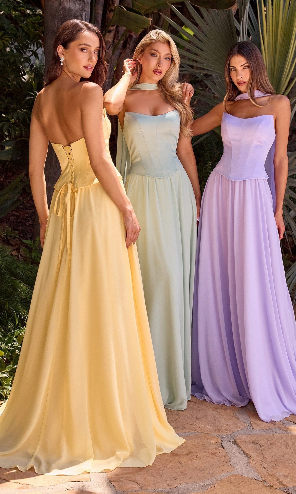 Ladivine Long Formal Dress CD386 - Image