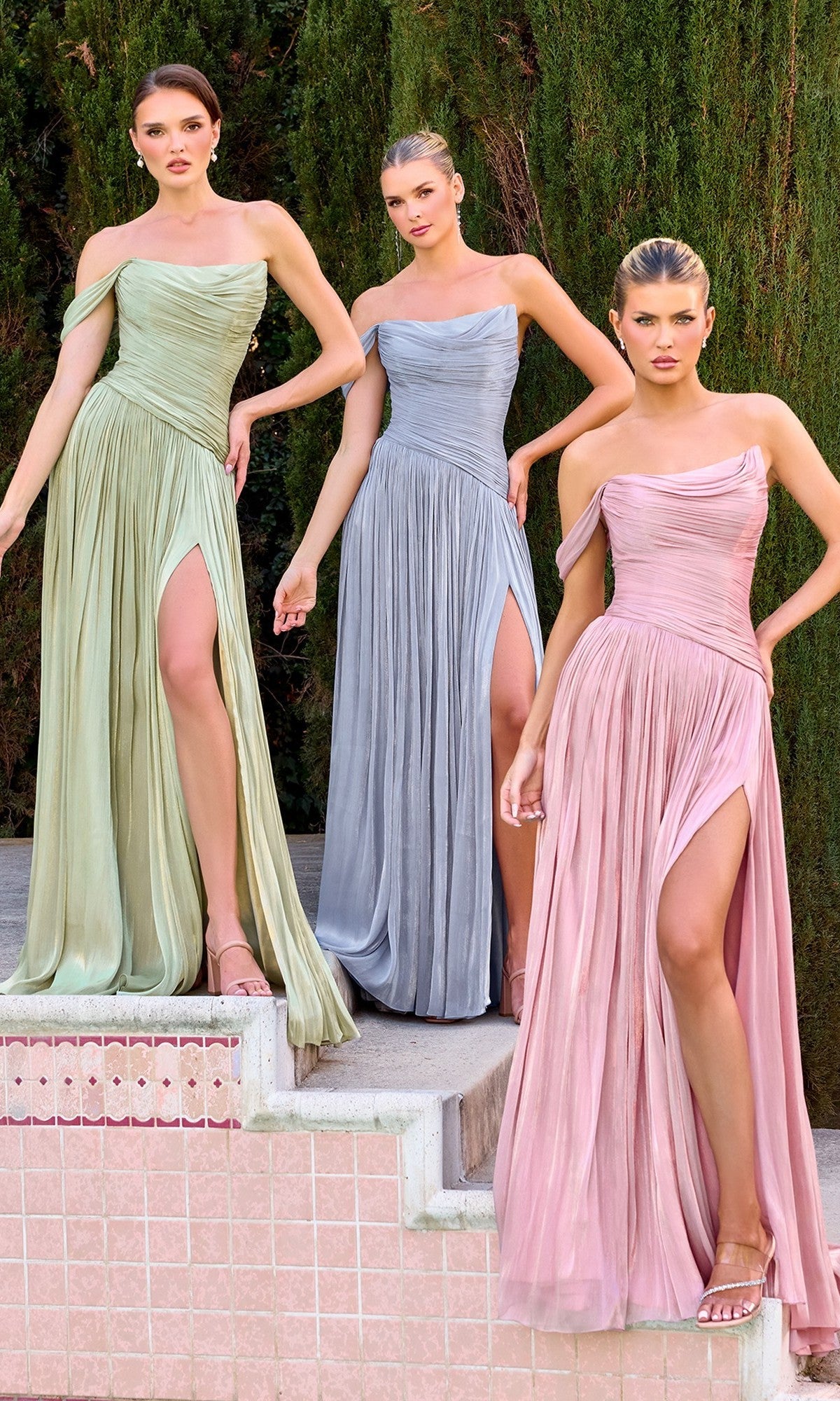 Ladivine Long Formal Dress CD409 - Image