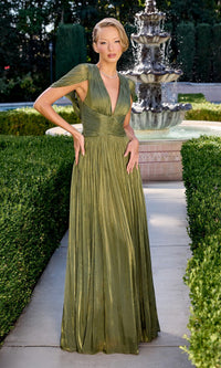 Olive Ladivine Long Prom Dress cd413 - Image