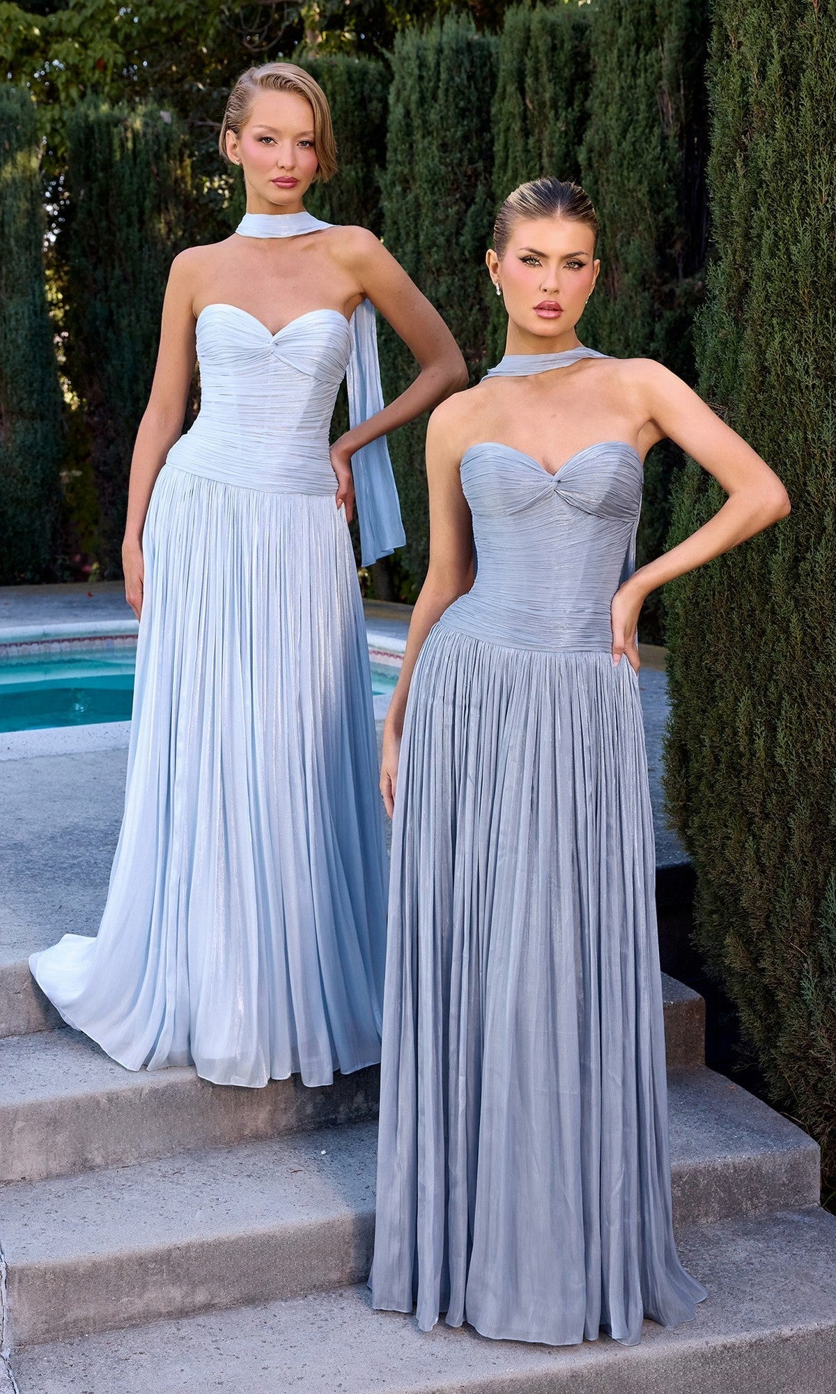 very formal dresses Freesia Formal Dress Ice Blue| Beginning Boutique US main image 1
