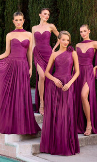 Mulberry Ladivine Long Prom Dress cd415 - Image