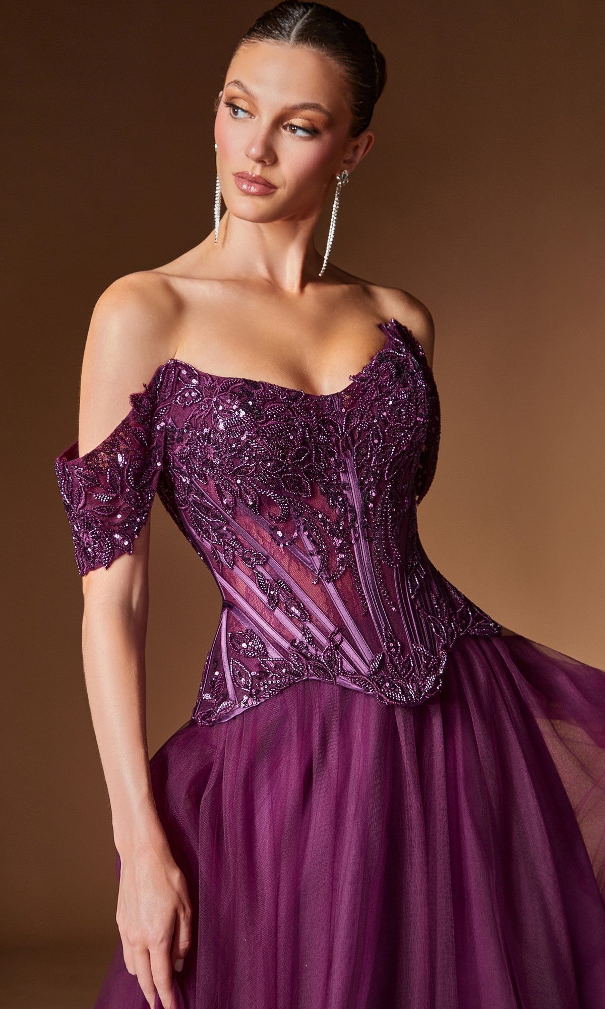 Ladivine Long Prom Dress CD657