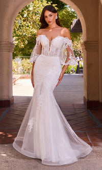 Off White Ladivine Long Wedding Dress CD659W