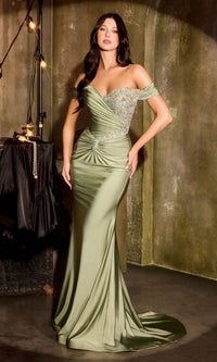 Sage Ladivine Long Formal Dress CD667 - Image
