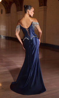 Ladivine Long Formal Dress CD688 - Image