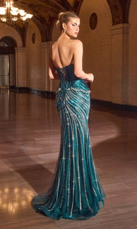 Ladivine Long Formal Dress CD697 - Image