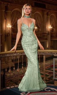 Sage Ladivine Long Formal Dress CD719 - Image
